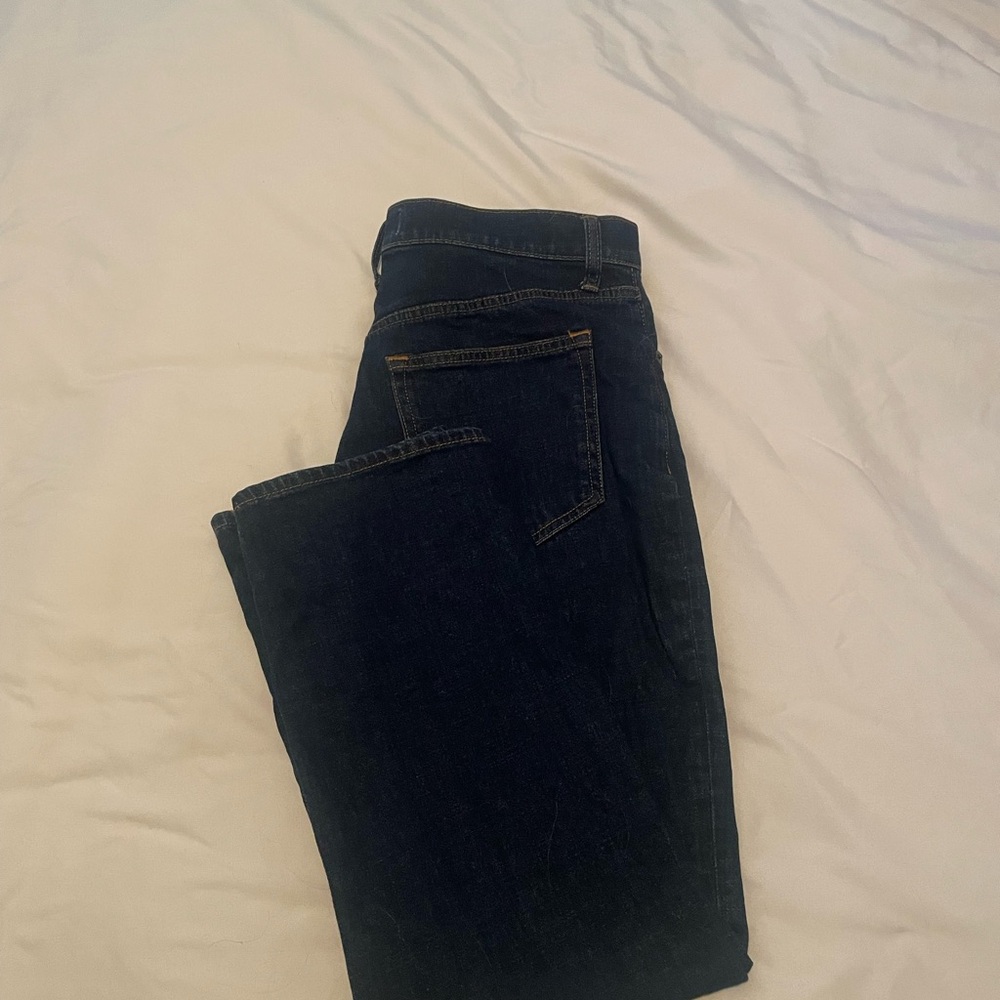 Abercrombie straight leg high waisted jeans